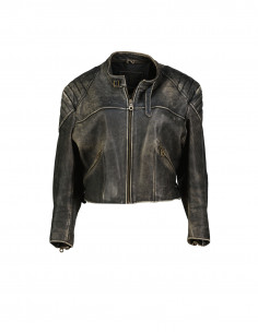 Camera women's real leather jacket