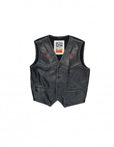 Diesel men's real leather vest