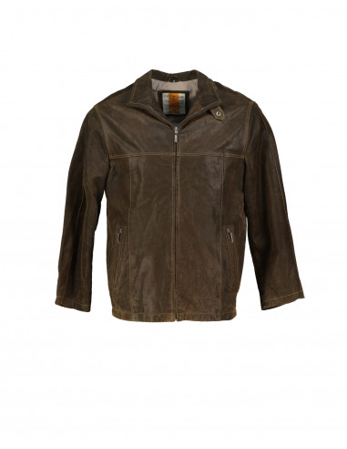 Canda men's real leather jacket