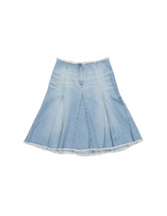 Vintage moteriškas džinsinis sijonas