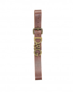 Dolce & Gabbana women's real leather belt