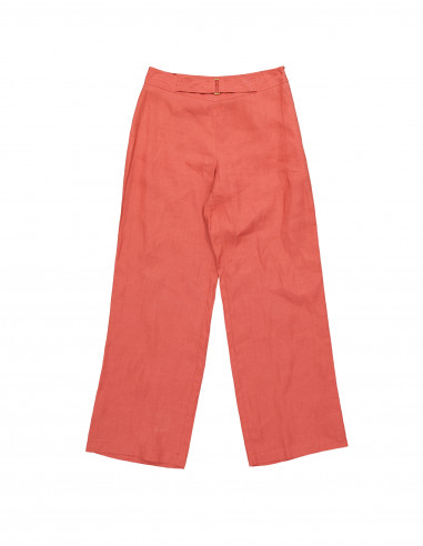 Savannah women's linen straight trousers
