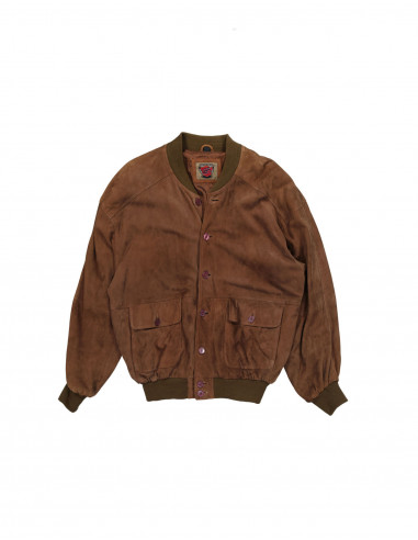 Vintage men's suede leather jacket