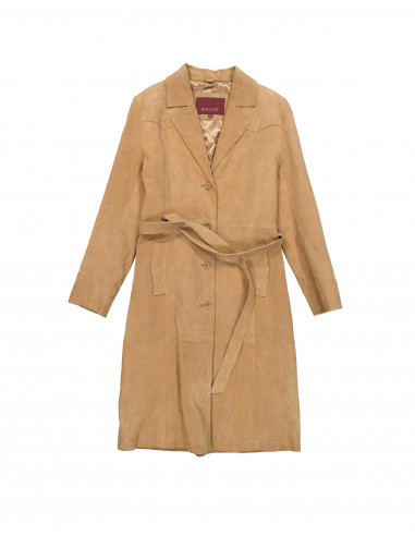 Forecast women's suede leather coat