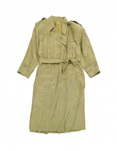 Vintage women's silk trench coat