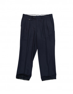 Burberrys men's wool pleated trousers