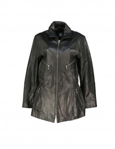 Take A Good Start women's real leather jacket