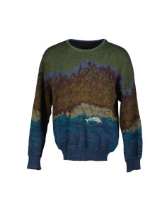 Vintage men's wool crew neck sweater