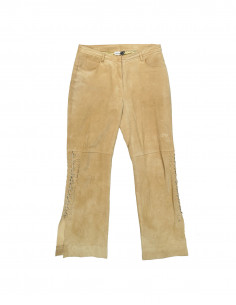 Together women's leather trousers