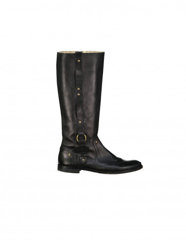 Gallucci women's leather knee high boots