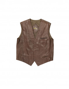 Del Lago men's real leather vest