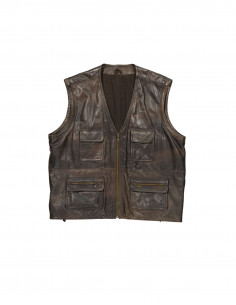 Vintage men's leather vest