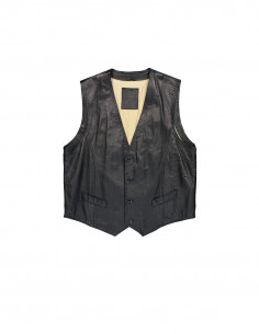 Vintage men's real leather vest