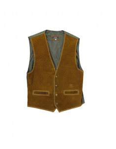 P&P men's suede leather vest