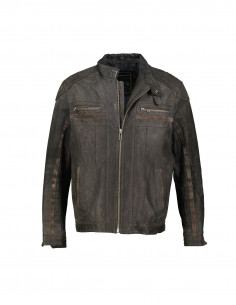 Angelo Litrico men's real leather jacket