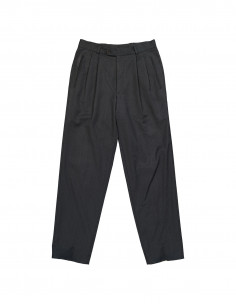 Vintage men's wool pleated trousers