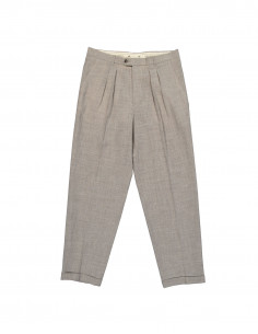 Carlo Manzoni men's pleated trousers