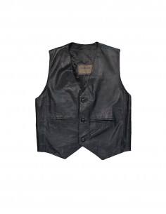 Damiano men's leather vest