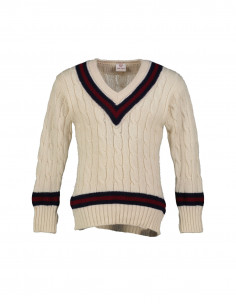 Luke Eyres women's wool V-neck sweater