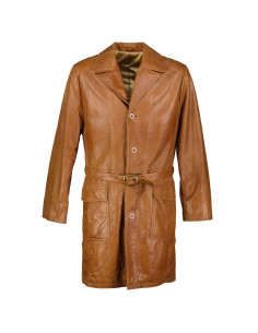 Riley men's real leather coat