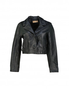 Vintage women's real leather jacket