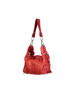 Vintage women's real leather shoulder bag