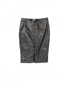 Slingdear women's real leather skirt