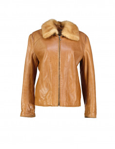 Gallotti women's real leather jacket