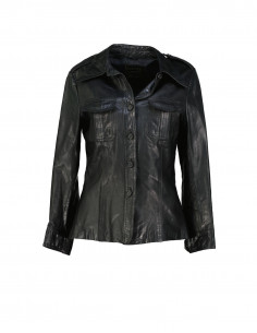 Vintage women's real leather jacket