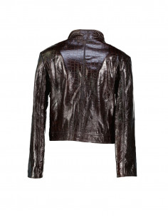 Munthe Emerge black lamb Leather Jacket in Black size 2024 40 or US 10 boxy oversized