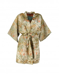 Peach women's dressing gown