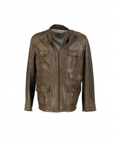 Hugo Boss men's leather jacket