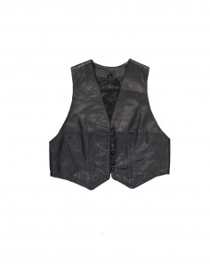 Vintage women's real leather vest