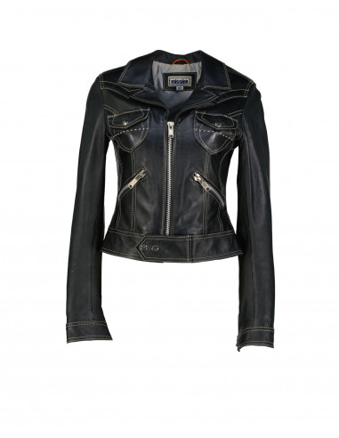 Mission women's real leather jacket