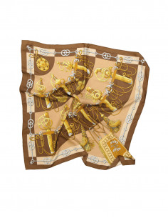 Hermes Paris women's silk scarf