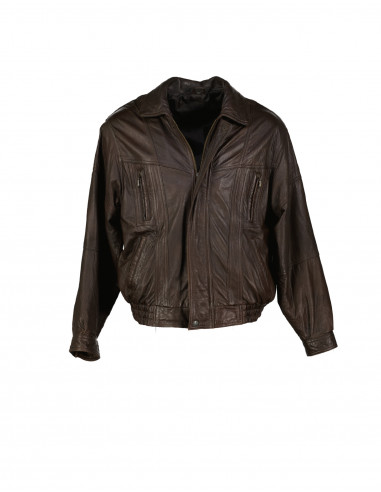 Vintage men's real leather jacket