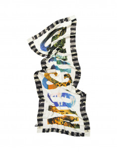 Moschino women's silk scarf