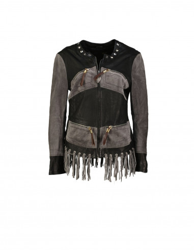 Roberto Cavalli women's real leather jacket