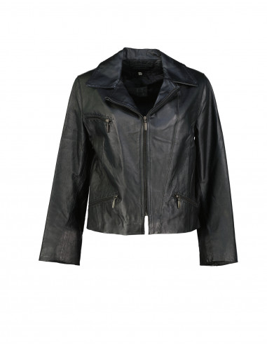 Vintage women's real leather jacket