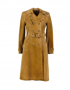 Vintage women's suede leather coat