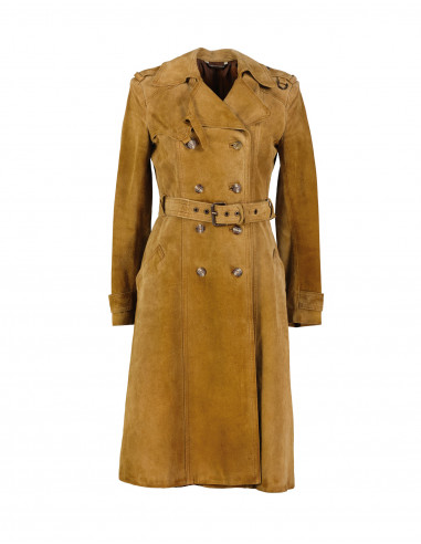 Vintage women's suede leather coat