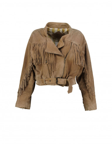 Vintage women's suede leather jacket