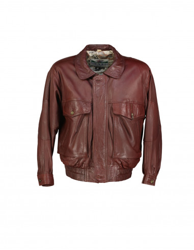 Dennis men's real leather jacket