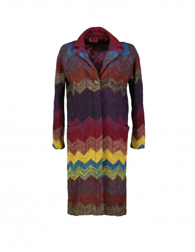 Missoni X Lindex women's wool knitted coat