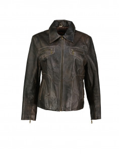 Rhythms women's real leather jacket