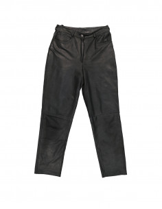 Vintage women's real leather trousers