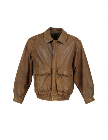 Hollies men's real leather jacket