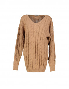 Carmen G. women's wool V-neck sweater