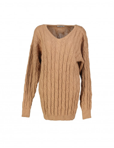 Carmen G. women's wool V-neck sweater