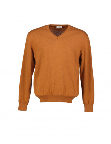 Daniels & Korff men's wool V-neck sweater